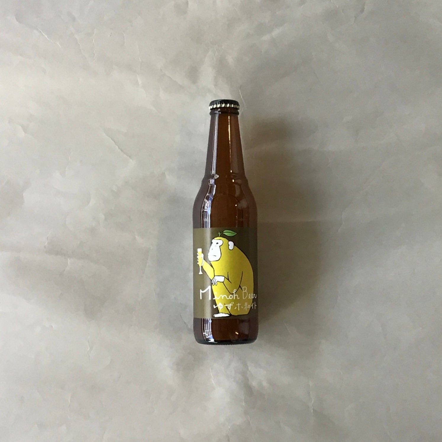 箕面ビール/ゆずホ和イト‐Yuzu White White Ale w/Yuzu 330ml