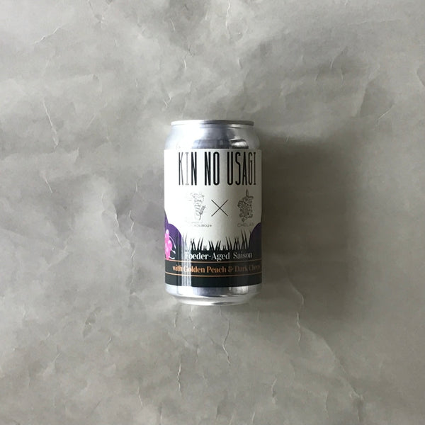 麦雑穀工房マイクロブルワリー/キンノウサギ‐KIN NO USAGI CHELAS×ZAKKOKU KOUBOU Foeder aged Saison w/Apricot・Peach&Cherry puree 350ml