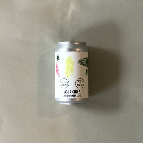 万珍醸造/アグアチリ-Agua Chile Chili Cucumber Lager 350ml