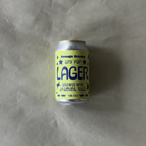 オマージュ/シティポップ-City POP Jasmine Rice Lager 355ml