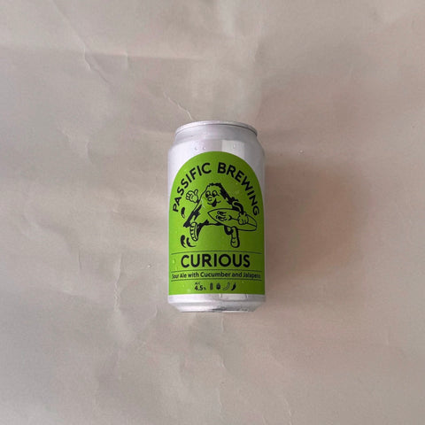 パシフィック/キューリアス-Curious Sour Ale with Cucumber and Jalapeno 350ml