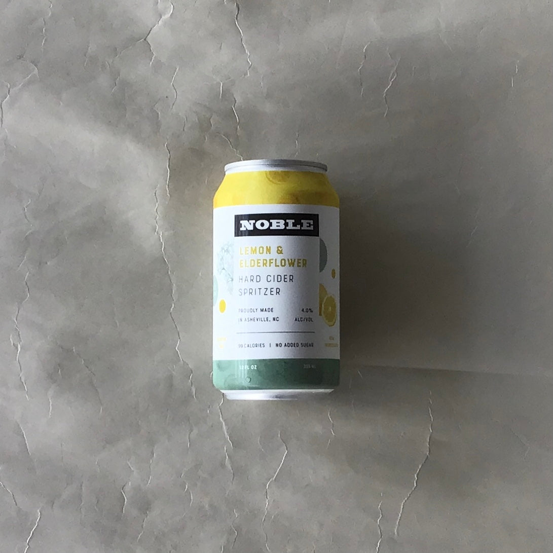 ノーブルサイダー/レモン・エルダーフラワースピリッツァーｰLemon & Elderflower Spritzer Dry Hard Cider 355ml