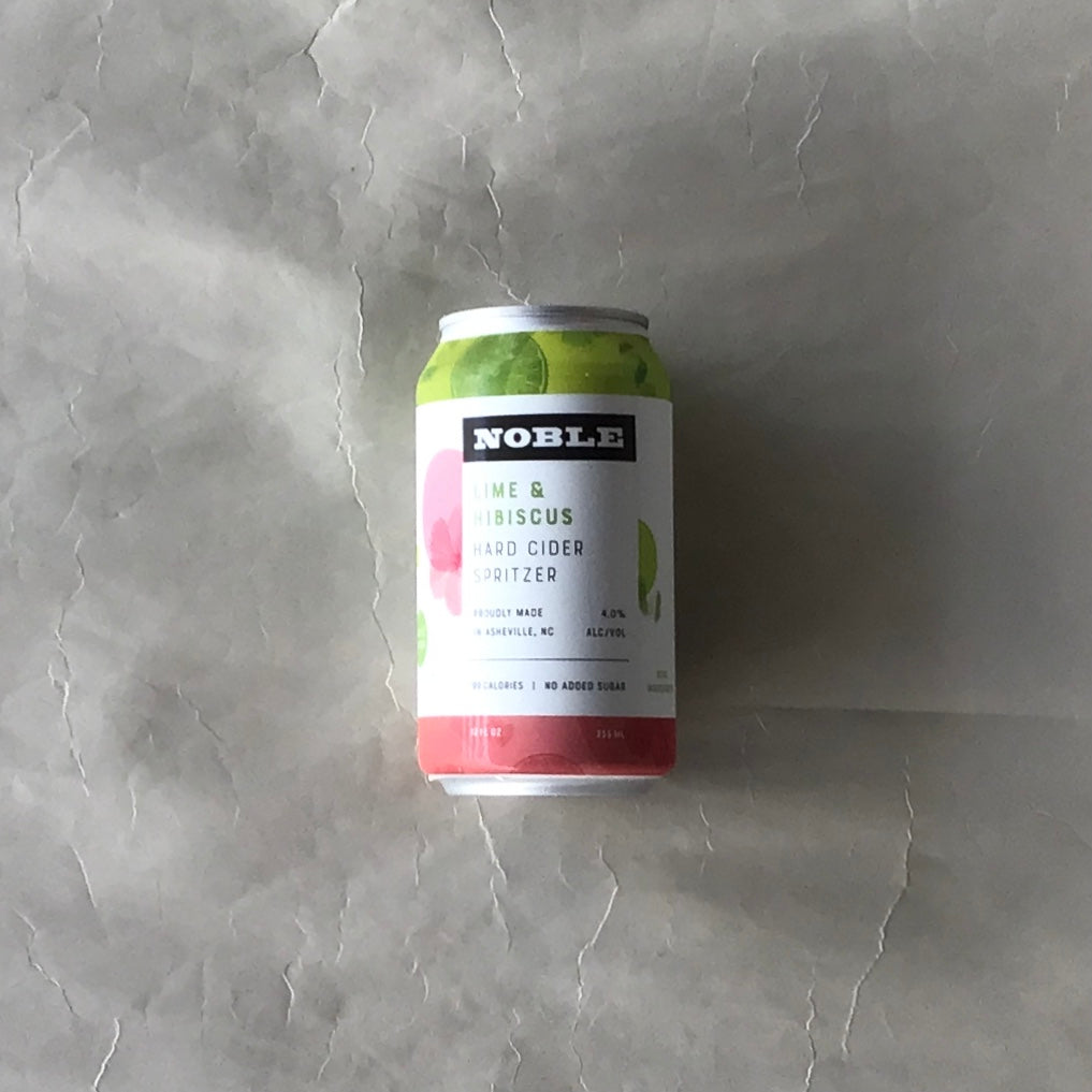 ノーブルサイダー/ライム・ハイビスカススピリッツァーｰLime & Hibiscus Spritzer Dry Hard Cider 355ml