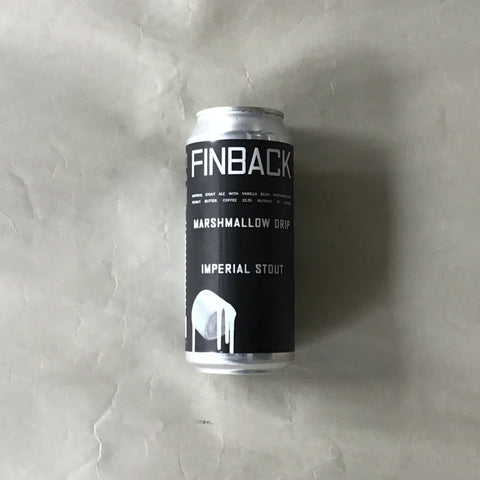 フィンバック/マシュマロドリップ‐Marshmallow Drip Imperial Stout w/ Marshmallow, Vanilla Beans, Peanut Butter, & Coffee 473ml