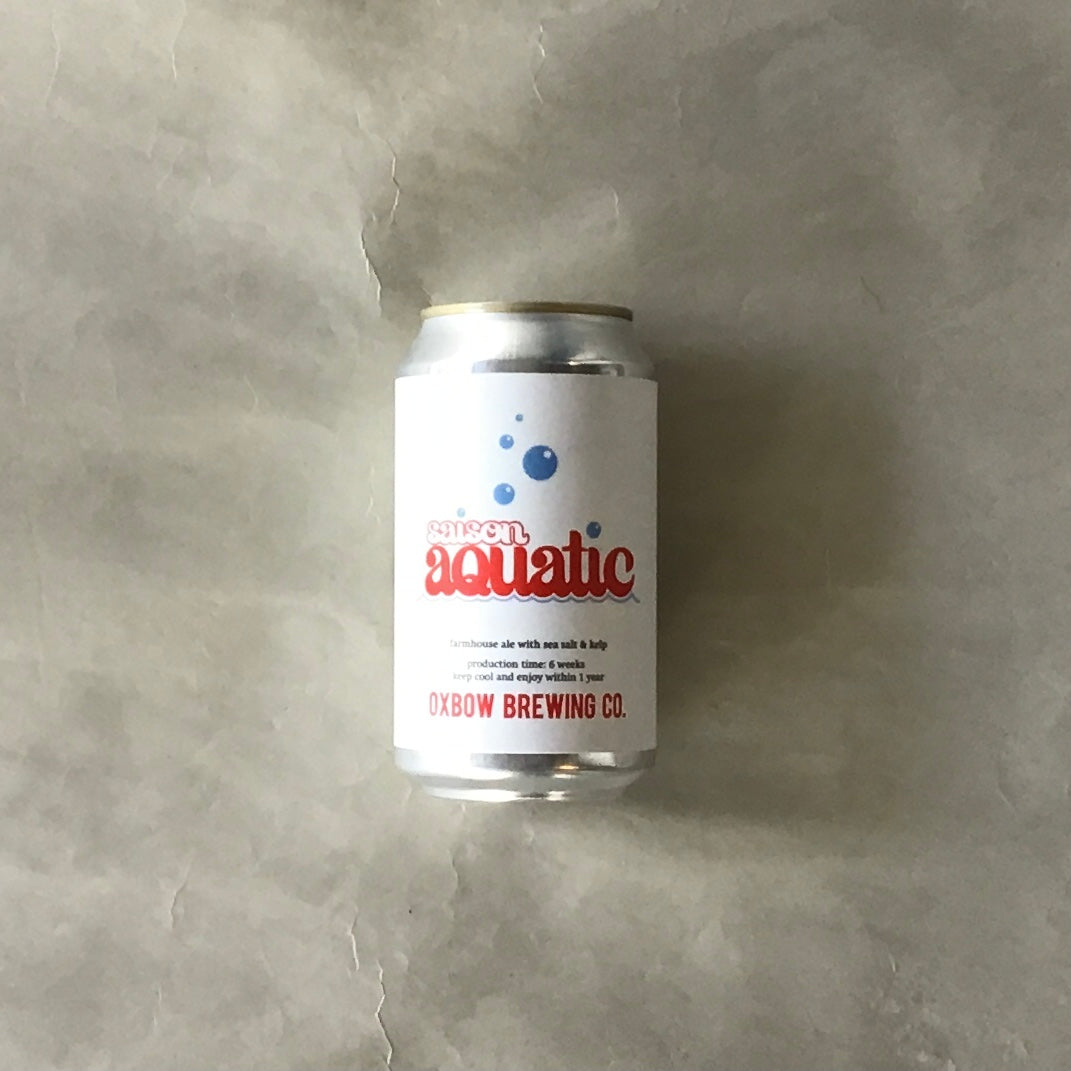 オックスボウ/セゾンアクアティック‐Saison Aquatic Farmhouse Ale with Kelp 355ml