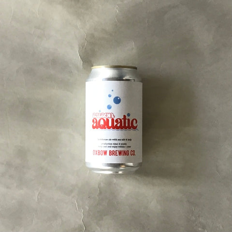 オックスボウ/セゾンアクアティック‐Saison Aquatic Farmhouse Ale with Kelp 355ml
