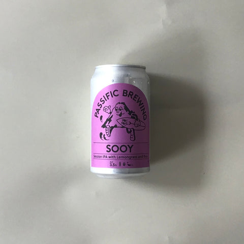 パシフィック/ソイ-Sooy Mexican Lager Session IPA with Lemongrass and Rice 350ml