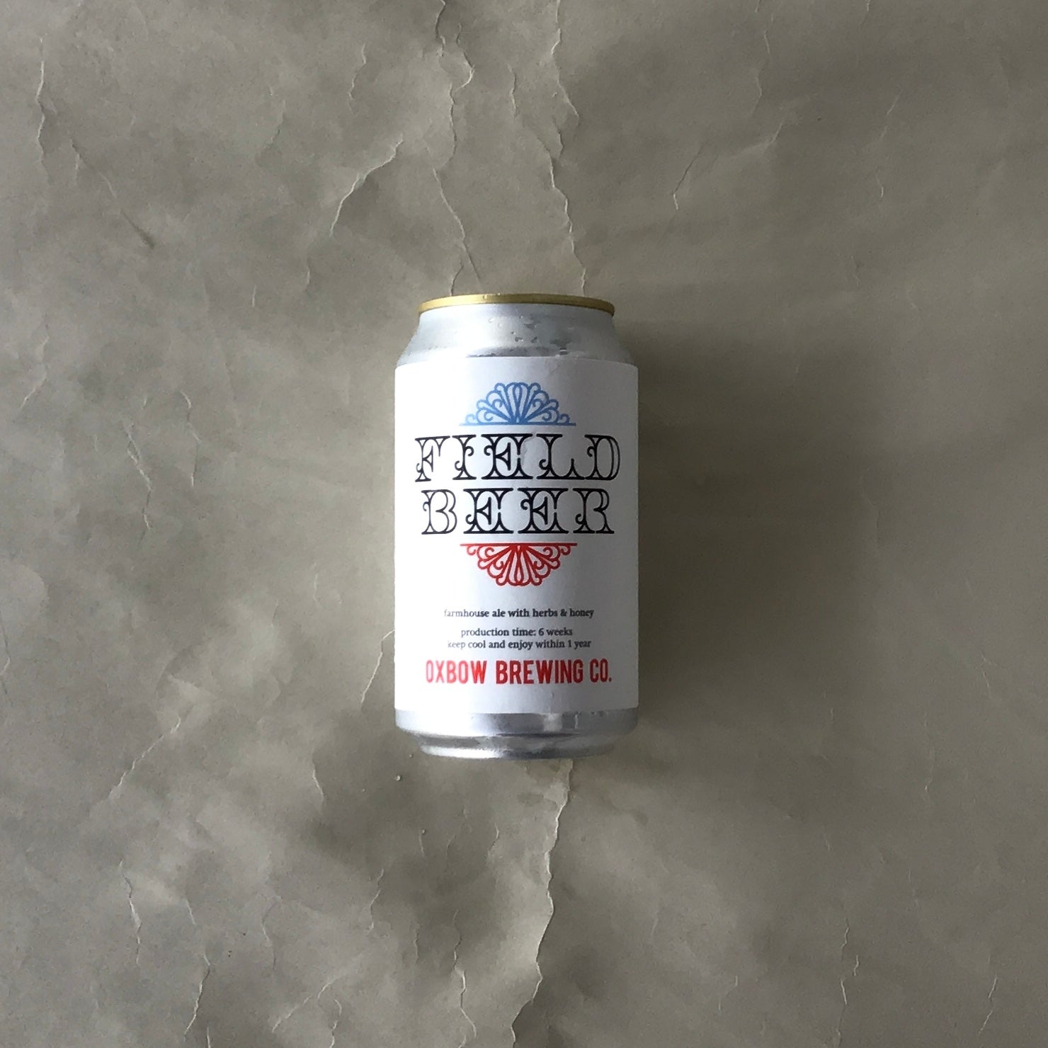 オックスボウ/フィールドビア‐Field Beer  Farmhouse Ale with  Herbs & Honey 355ml