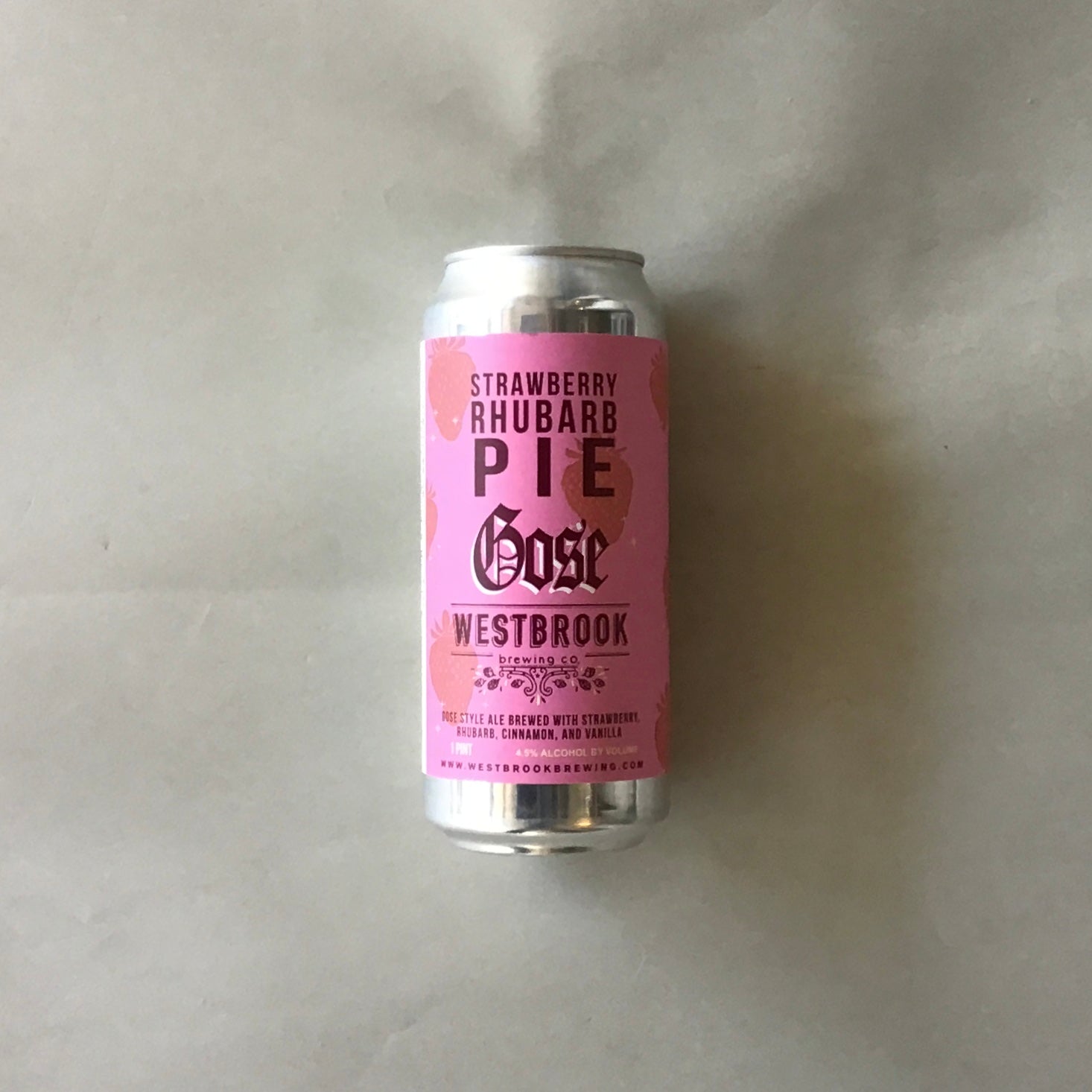 ウエストブルック/ストロベリー ルバーブパイ‐Strawberry Rhubarb Pie Gose 473ml