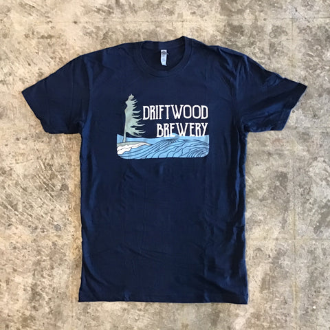 Driftwood-T-Shirt Navy