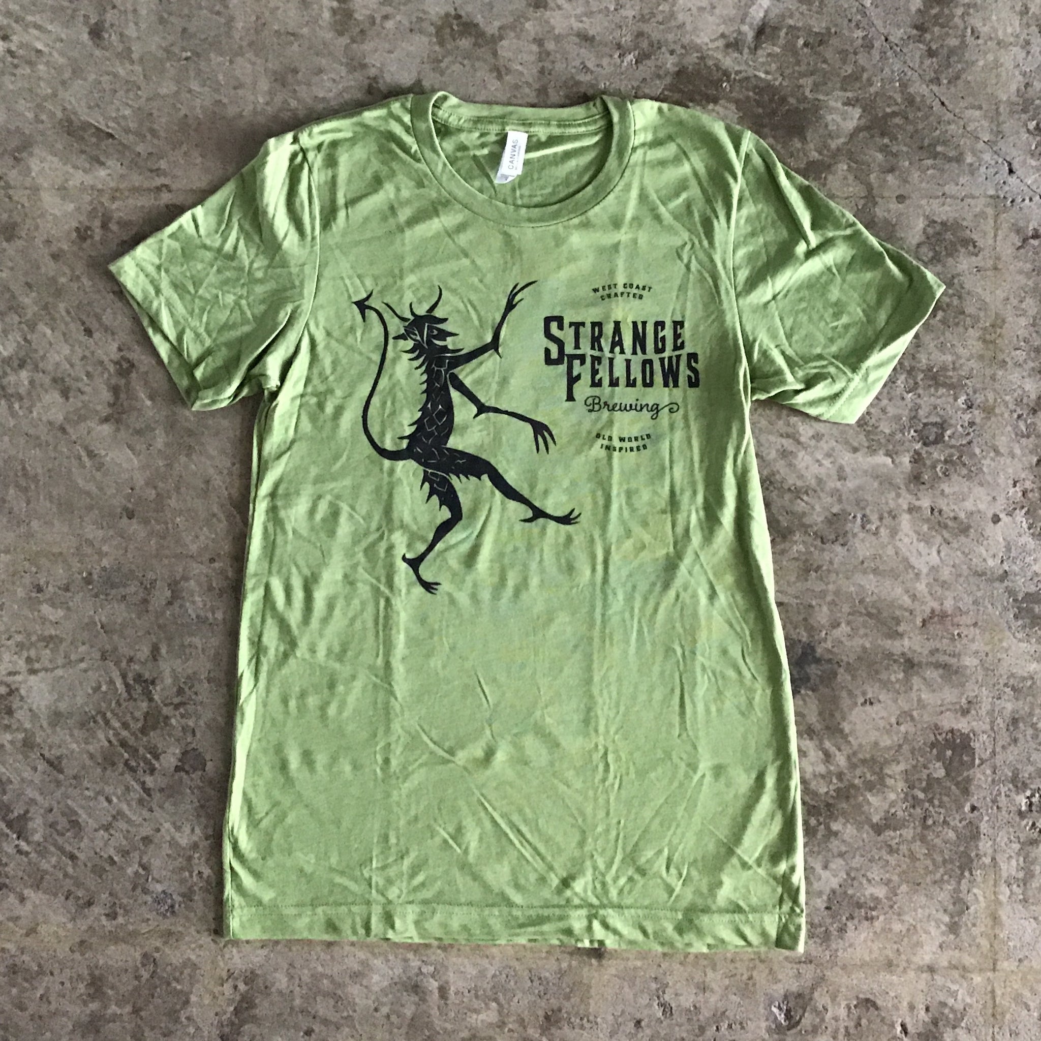 Strange Fellows-T-Shirt Light Green
